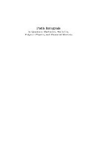 cover of the book Path integrals in quantum mechanics, statistics, polymer physics, and financial markets