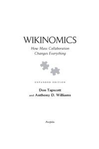 cover of the book Wikinomics : how mass collaboration changes everything