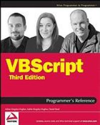 cover of the book VBScript : programmer's reference