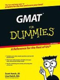 cover of the book The GMAT for dummies