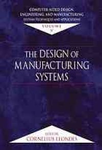 cover of the book The design of manufacturing systems