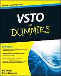 cover of the book VSTO for dummies