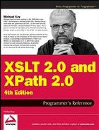 cover of the book XSLT 2.0 and XPath 2.0 : programmer's reference