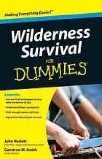 cover of the book Wilderness survival for dummies