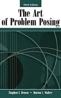 cover of the book The art of problem posing