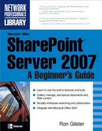 cover of the book Microsoft Office SharePoint Server 2007 : a beginner's guide