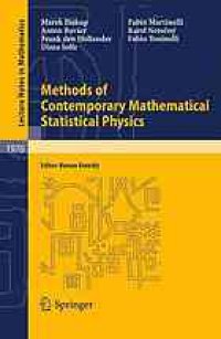 cover of the book Methods of Contemporary Mathematical Statistical Physics