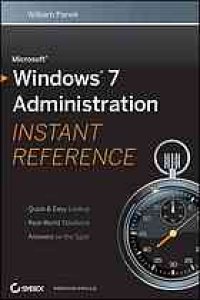 cover of the book Microsoft Windows 7 administration instant reference