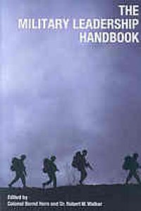 cover of the book The military leadership handbook