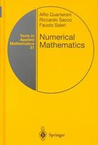 cover of the book Numerical mathematics