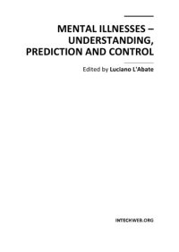 cover of the book Mental illnesses - understanding, prediction and control