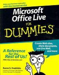 cover of the book Microsoft Office Live for dummies