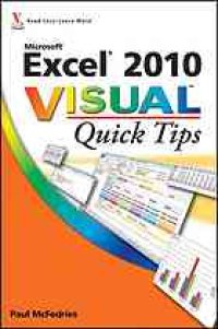 cover of the book Excel 2010 visual quick tips