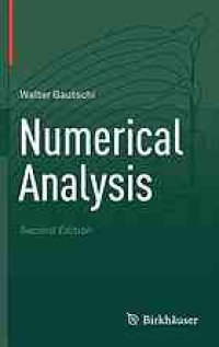 cover of the book Numerical analysis