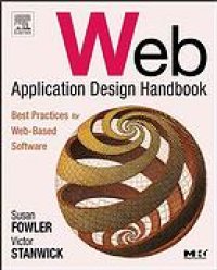 cover of the book Web application design handbook : best practices for web-based software