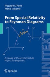 cover of the book From Special Relativity to Feynman Diagrams: A Course of Theoretical Particle Physics for Beginners