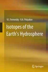 cover of the book Isotopes of the Earth's Hydrosphere