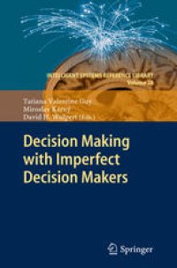 cover of the book Decision Making with Imperfect Decision Makers