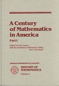 cover of the book A Century of mathematics in America