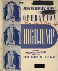 cover of the book Army observers' report of Operation Highjump