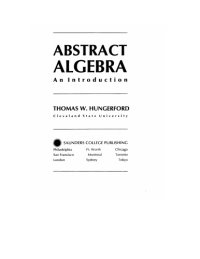 cover of the book Abstract algebra : an introduction