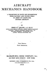 cover of the book Aircraft Mechanics Handbook - A Collection of Facts, Suggestions...