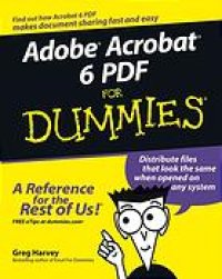 cover of the book Adobe Acrobat 6 PDF for dummies