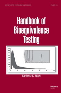 cover of the book Handbook of bioequivalence testing