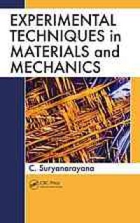 cover of the book Experimental techniques in materials and mechanics