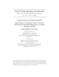 cover of the book Journal of graph algorithms and applications