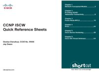 cover of the book CCNP ISCW quick reference sheets