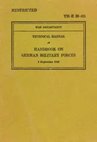 cover of the book Handbook on German military forces