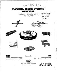 cover of the book Flywheel energy storage workshop