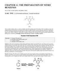 cover of the book Preparation of nitrobenzene