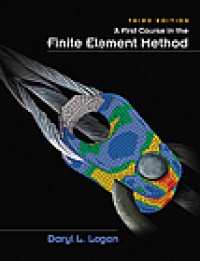 cover of the book A first course in the finite element method