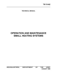 cover of the book Operation and maintenance : small heating systems