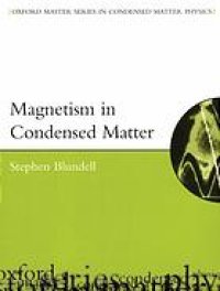 cover of the book Magnetism in condensed matter