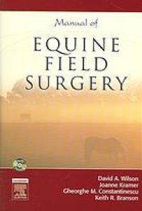 cover of the book Manual of equine field surgery