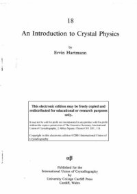 cover of the book An introduction to crystal physics