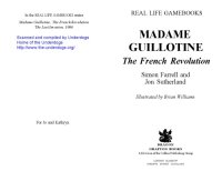 cover of the book Madame guillotine : the French Revolution