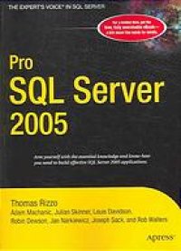 cover of the book Pro SQL Server 2005