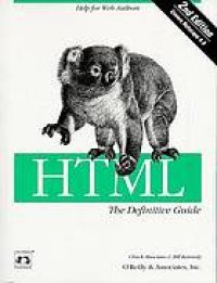 cover of the book HTML, the definitive guide