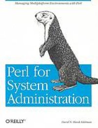 cover of the book Perl for system administration