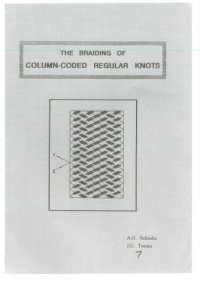 cover of the book The braiding of column-coded regular knots