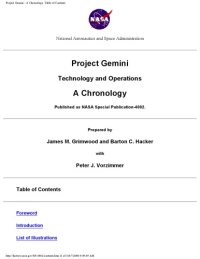 cover of the book Project Gemini: technology and operations; a chronology