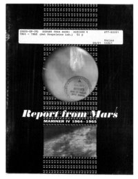 cover of the book Report from Mars: Mariner IV, 1964-1965