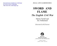 cover of the book Sword and flame : the English Civil War