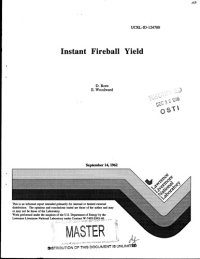 cover of the book Instant fireball yield