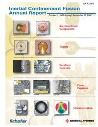 cover of the book Inertial confinement fusion : ICF annual report