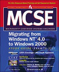 cover of the book MCSE upgrading from Microsoft Windows NT 4.0 to Microsoft Windows 2000 study guide (Exam 70-222)